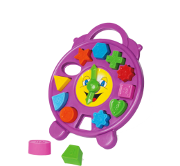 RELOGIO DIDATICO EDUCATIVO CAIXA 25CM 095